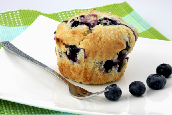 banana blueberry muffins